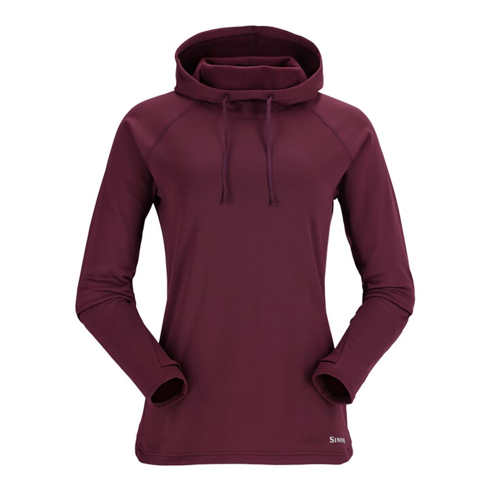 Simms Heavyweight Baselayer Hoody Women's in Mulberry